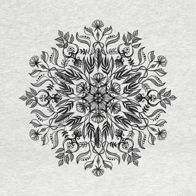 Thrive - Monochrome Mandala by micklyn